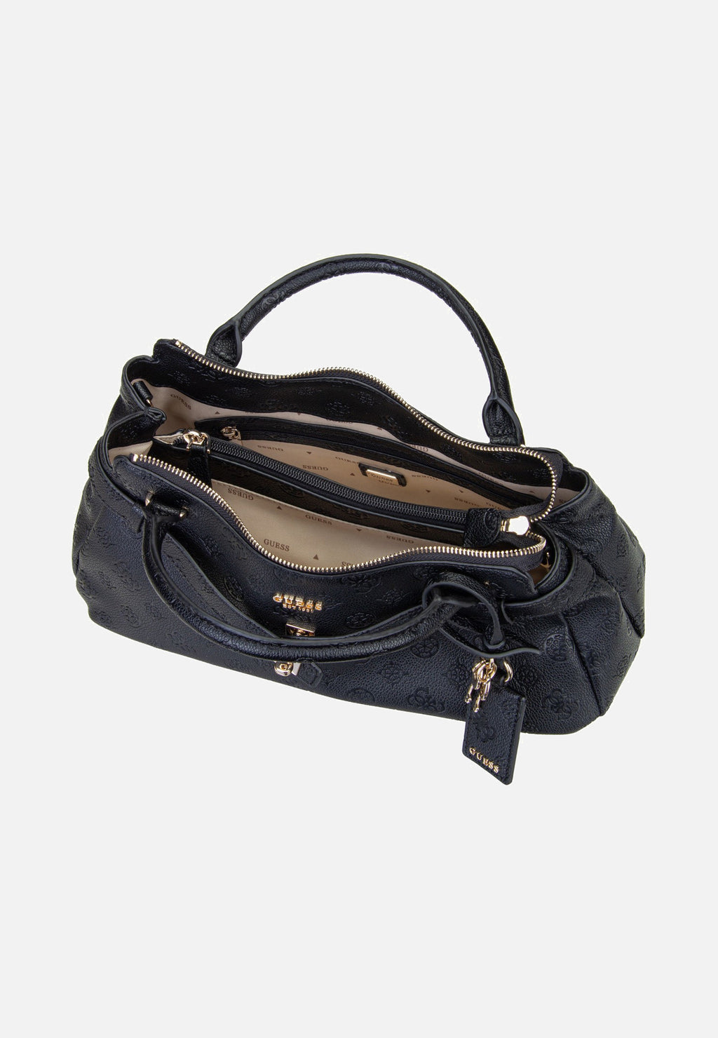 Noir - GUESS Sac à main Ella Logo