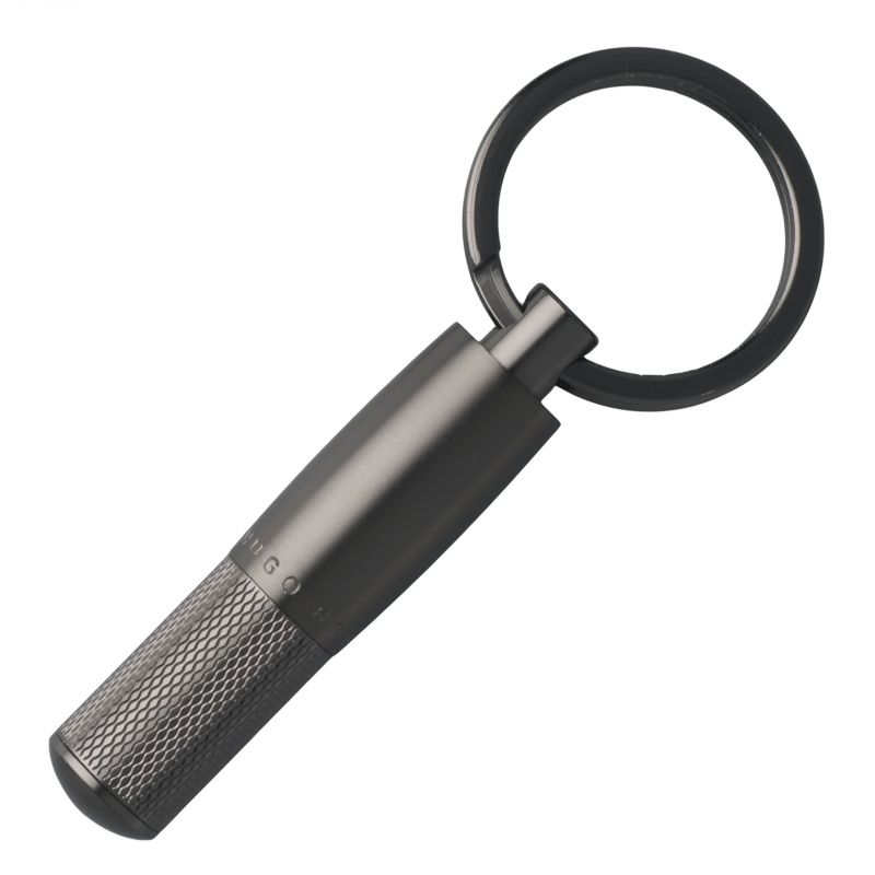 HUGO BOSS Porte-clés Pure Matte Dark Chrome