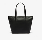 Noir - LACOSTE Petit sac cabas zippé L.12.12 Concept uni