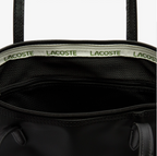 Noir - LACOSTE Petit sac cabas zippé L.12.12 Concept uni