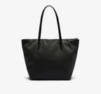 Noir - LACOSTE Petit sac cabas zippé L.12.12 Concept uni