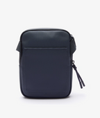 Bleu Marine - LACOSTE Petite sacoche plate LCST croisée en toile enduite