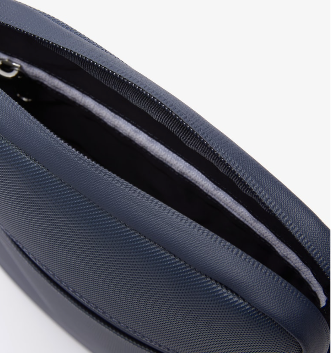 Bleu Marine - LACOSTE Sacoche Medium zippée LCST croisée en petit piqué