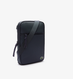 Bleu Marine - LACOSTE Sacoche Medium zippée LCST croisée en petit piqué