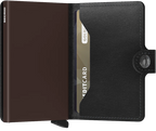 SECRID miniwallet original black brown