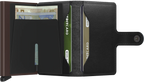 SECRID miniwallet original black brown