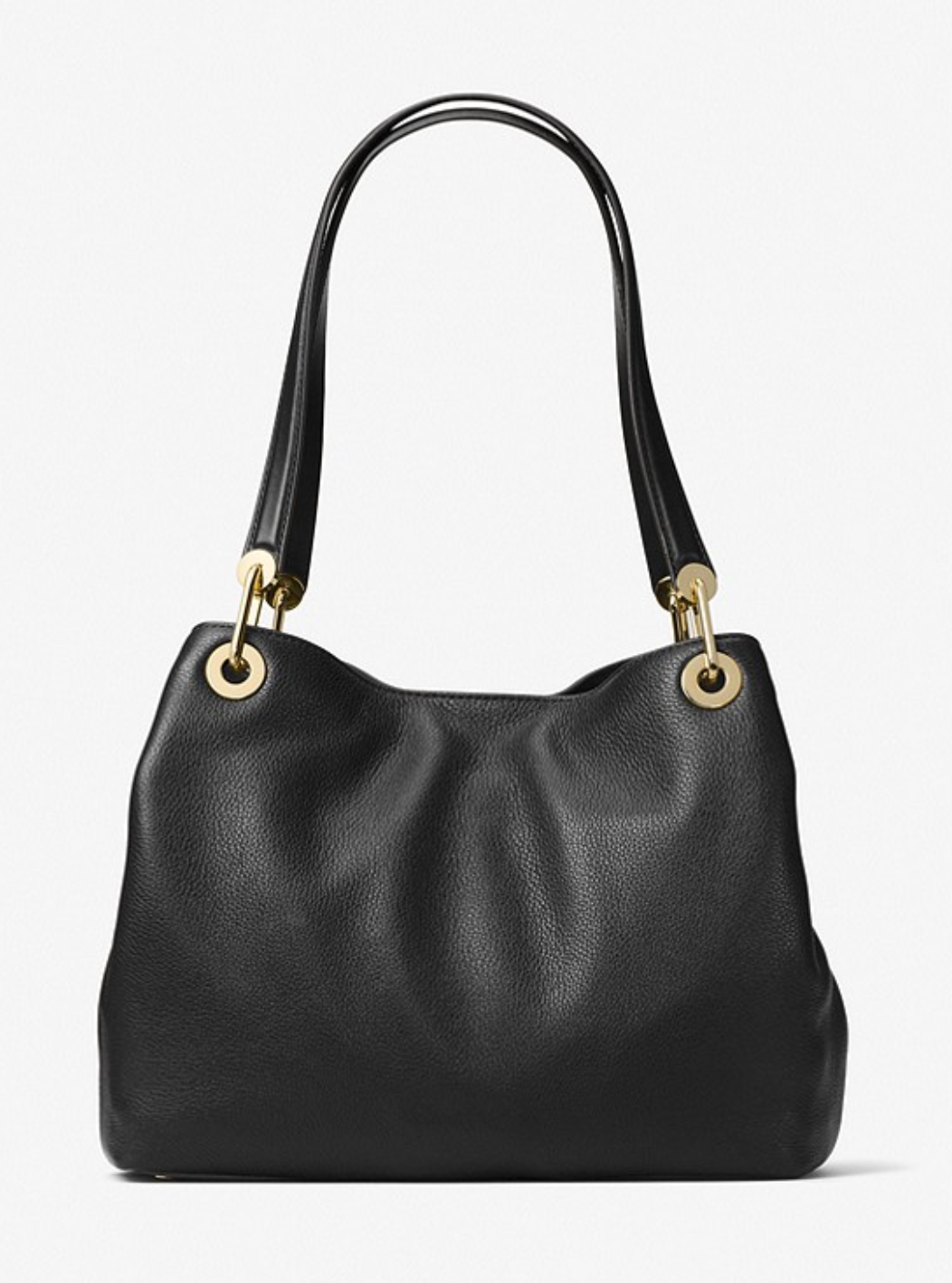 Noir/doré - MICHAEL KORS Grand sac porté épaule Raven en cuir Camel