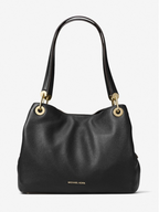 Noir/doré - MICHAEL KORS Grand sac porté épaule Raven en cuir Camel