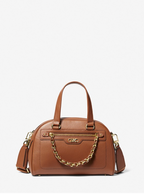Camel - MICHAEL KORS Petit sac Williamsburg à logo et rayures