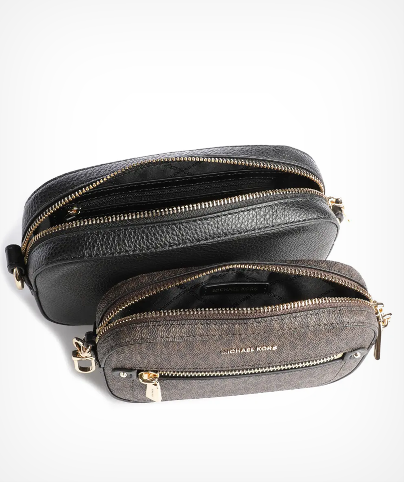 Brown/Black - MICHAEL KORS Sac bandoulière jet set brown/black