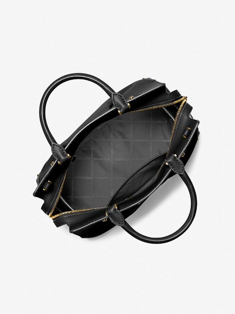 Noir - MICHAEL KORS Sac Enzo de taille moyenne en cuir Noir