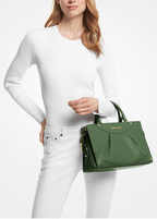 Vert amazone - MICHAEL KORS Sac Enzo de taille moyenne en cuir Vert amazone