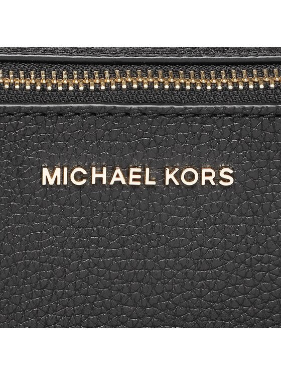 Noir - Michael Kors Jet Set Small Double Zip