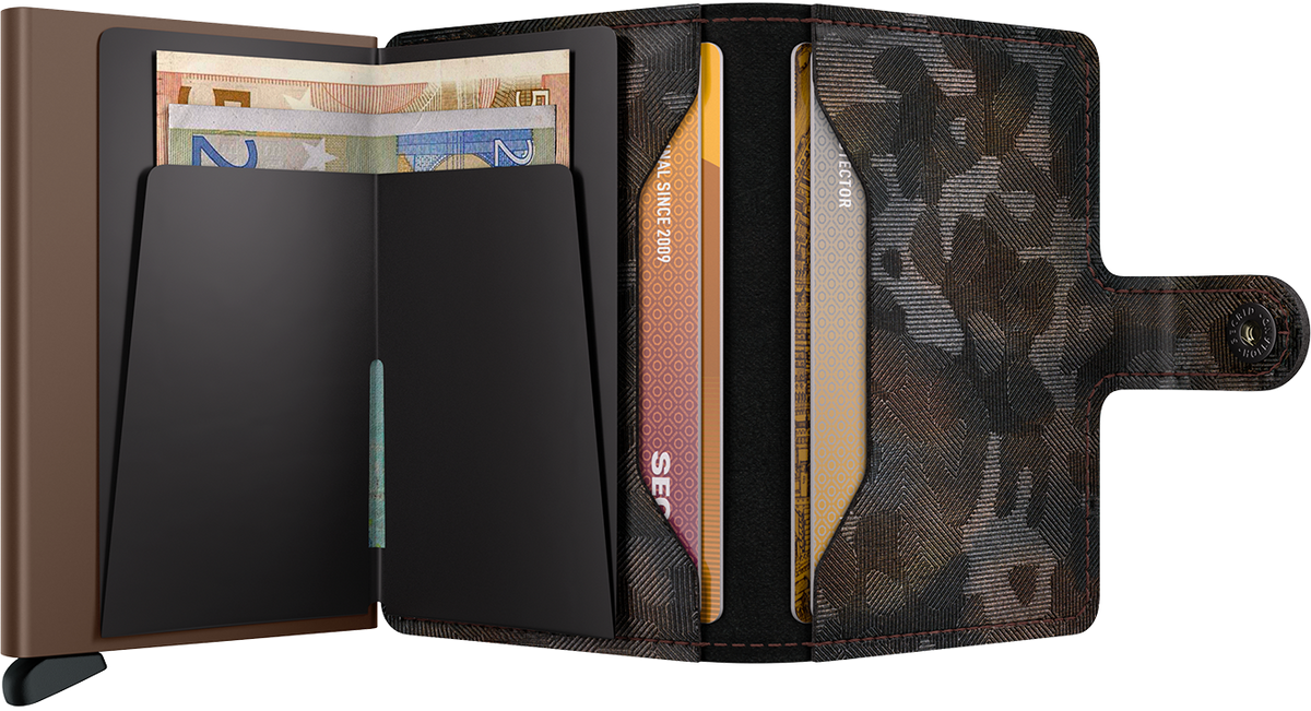 Marron - Secrid Miniwallet Jungle