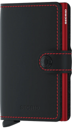 SECRID miniwallet matte black et red