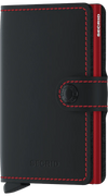 Secrid miniwallet matte black et red