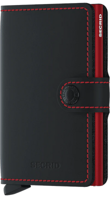  Secrid miniwallet matte black et red