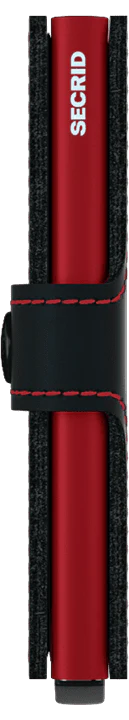 SECRID miniwallet matte black et red