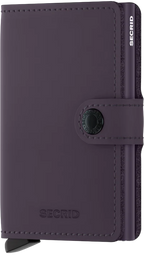 SECRID miniwallet matte dark purple