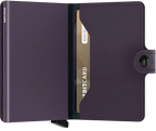 SECRID miniwallet matte dark purple