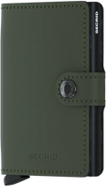 SECRID miniwallet matte green black