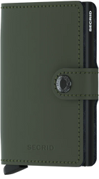 SECRID miniwallet matte green black