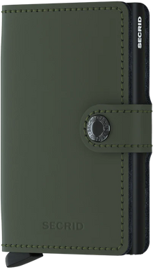  Secrid miniwallet matte green black