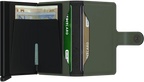SECRID miniwallet matte green black