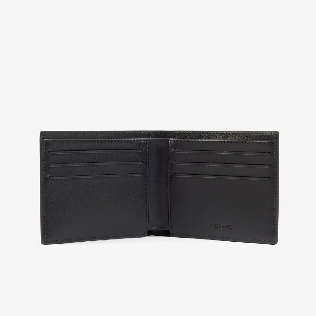 Noir - LACOSTE Coffret portefeuille FG et porte-clés crocodile