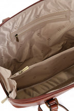 HEXAGONA SAC PORTÉ ÉPAULE 2 ANSES - A4 - CUIR DE VACHETTE