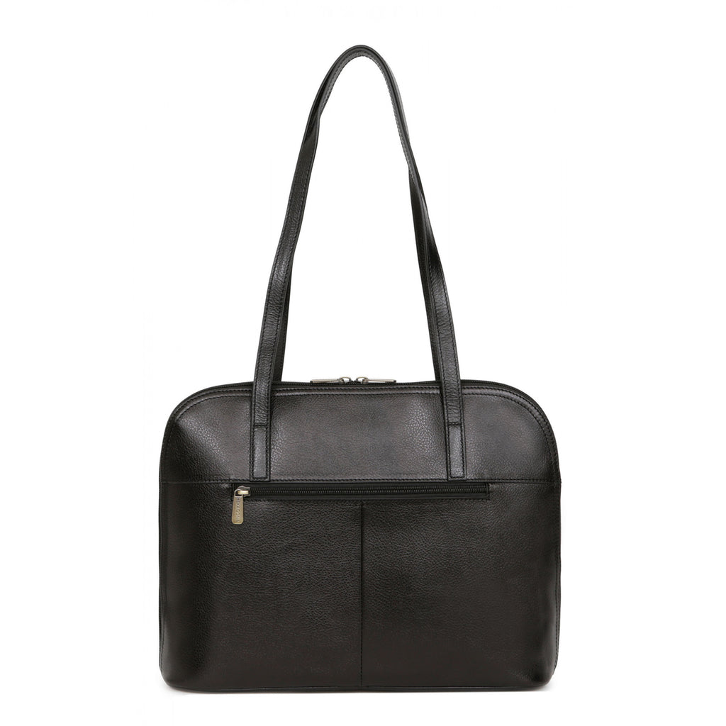 HEXAGONA SAC PORTÉ ÉPAULE 2 ANSES - A4 - CUIR DE VACHETTE