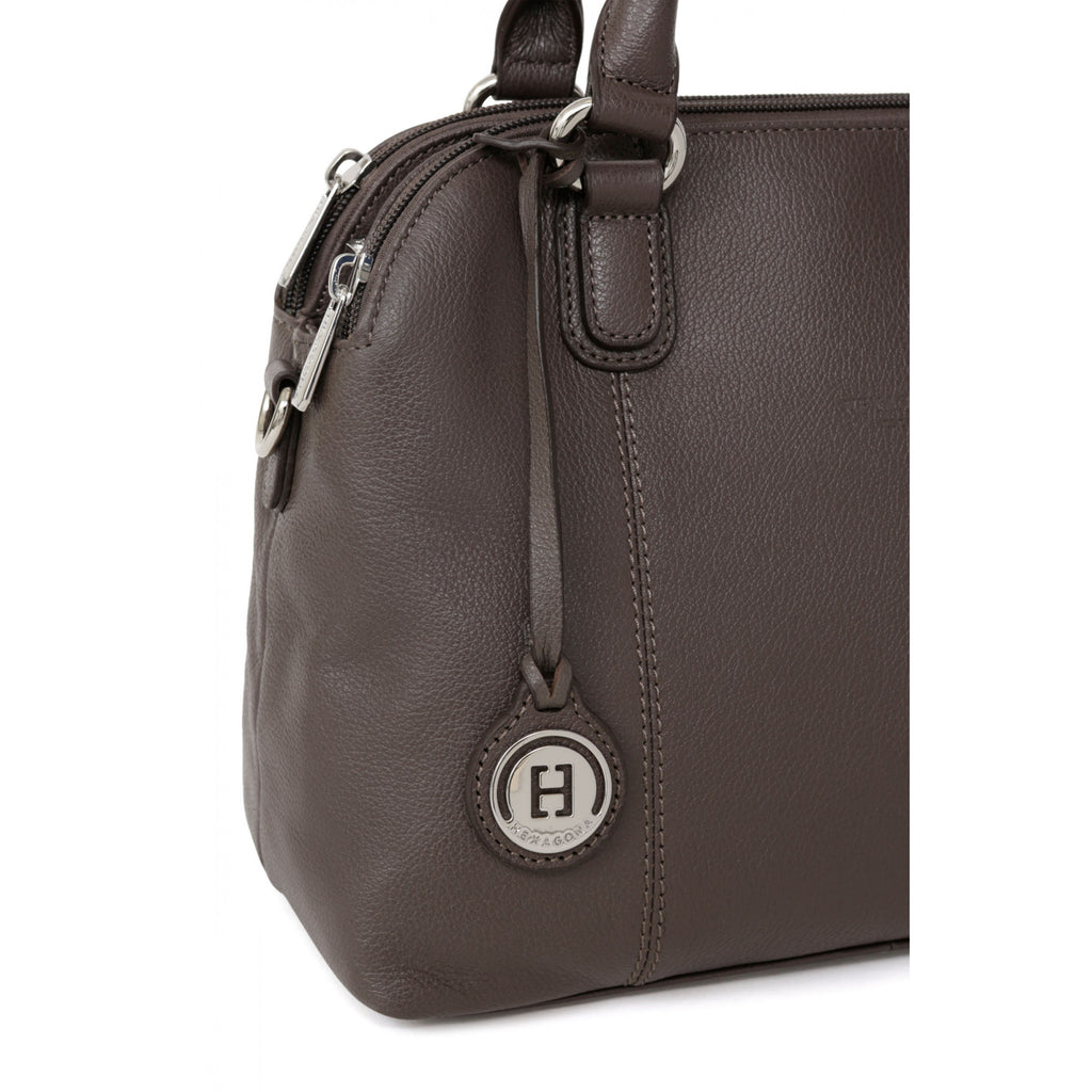 HEXAGONA SAC PORTÉ MAIN 2 POIGNÉES - CUIR DE VACHETTE