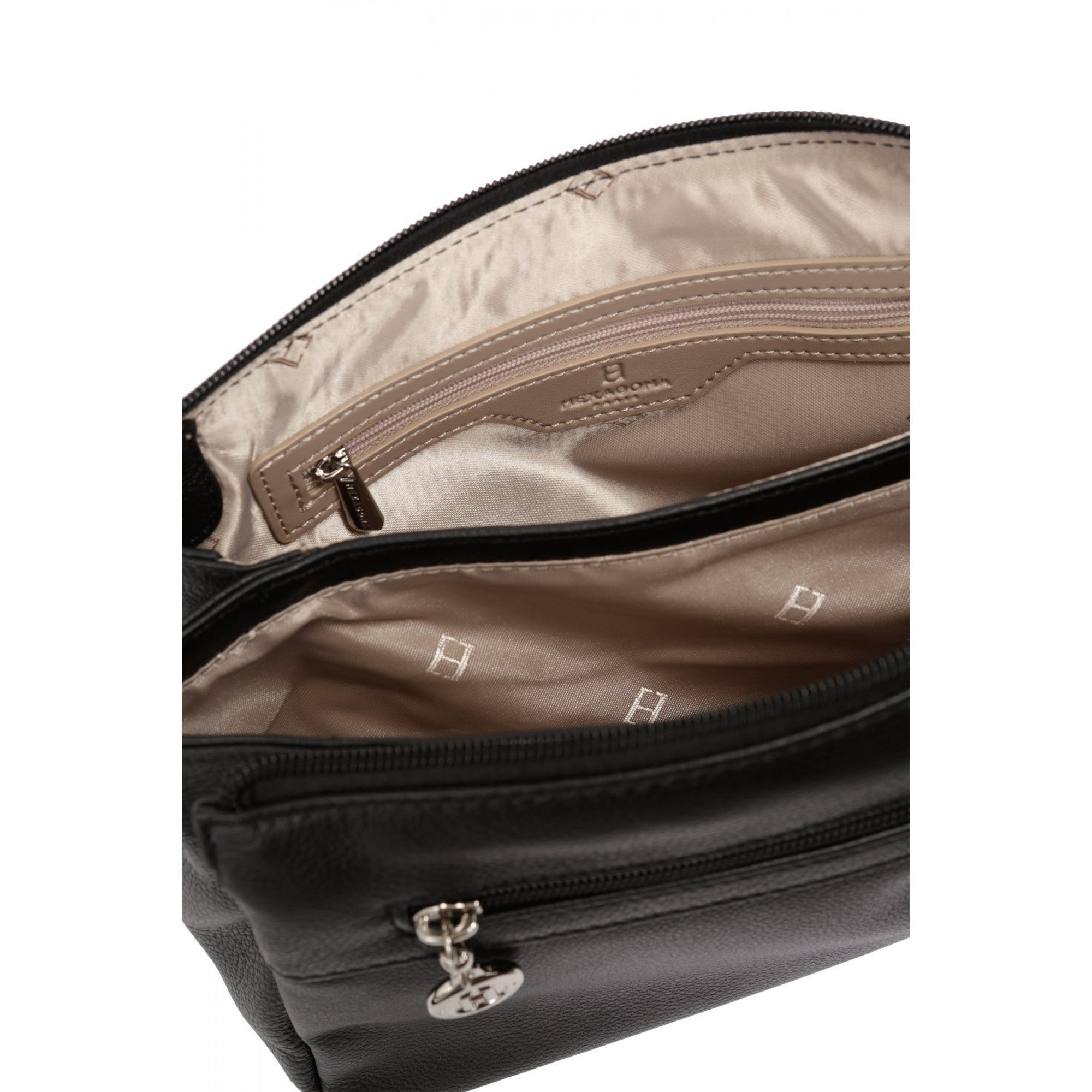 HEXAGONA SAC PORTÉ TRAVERS - CUIR DE VACHETTE