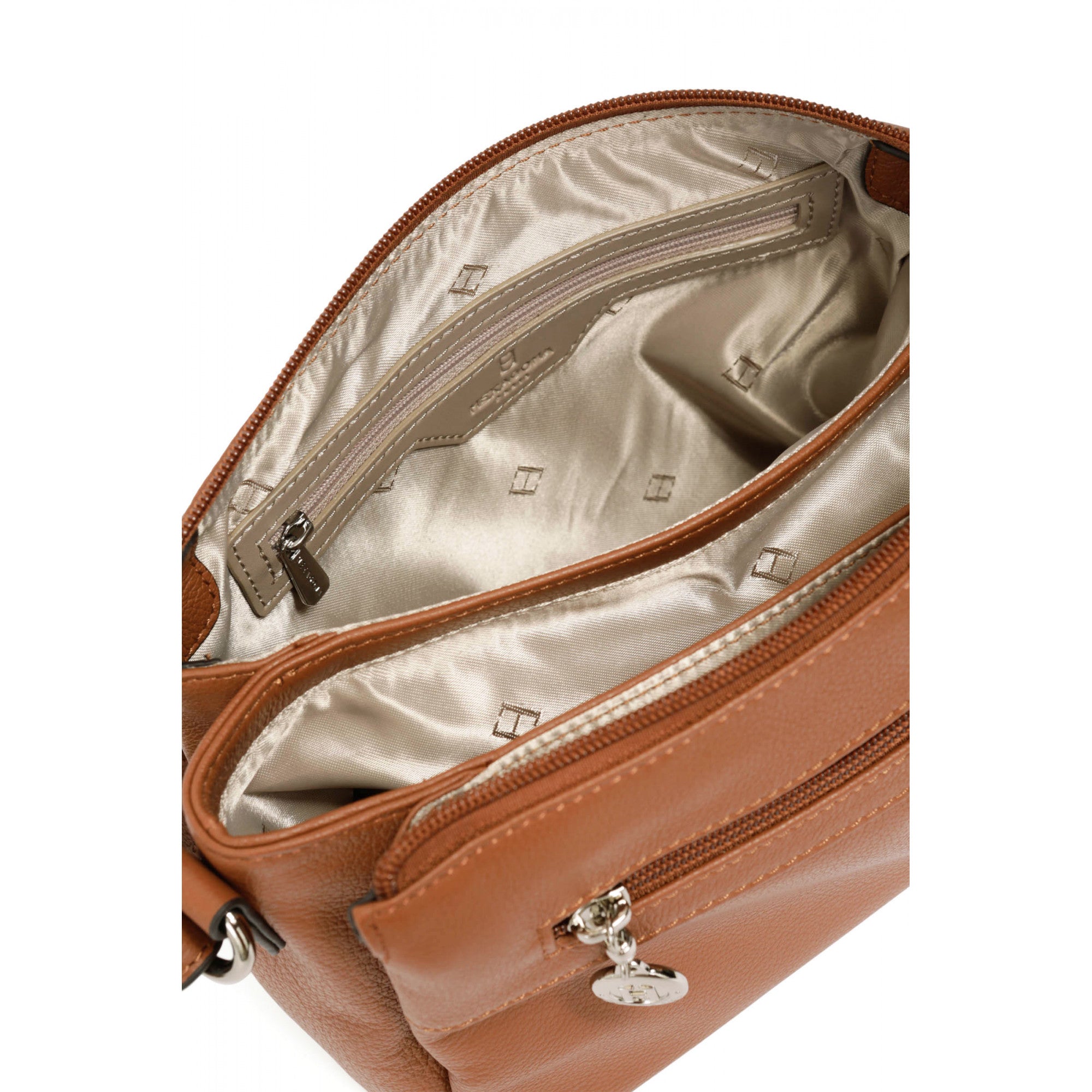 HEXAGONA SAC PORTÉ TRAVERS - CUIR DE VACHETTE