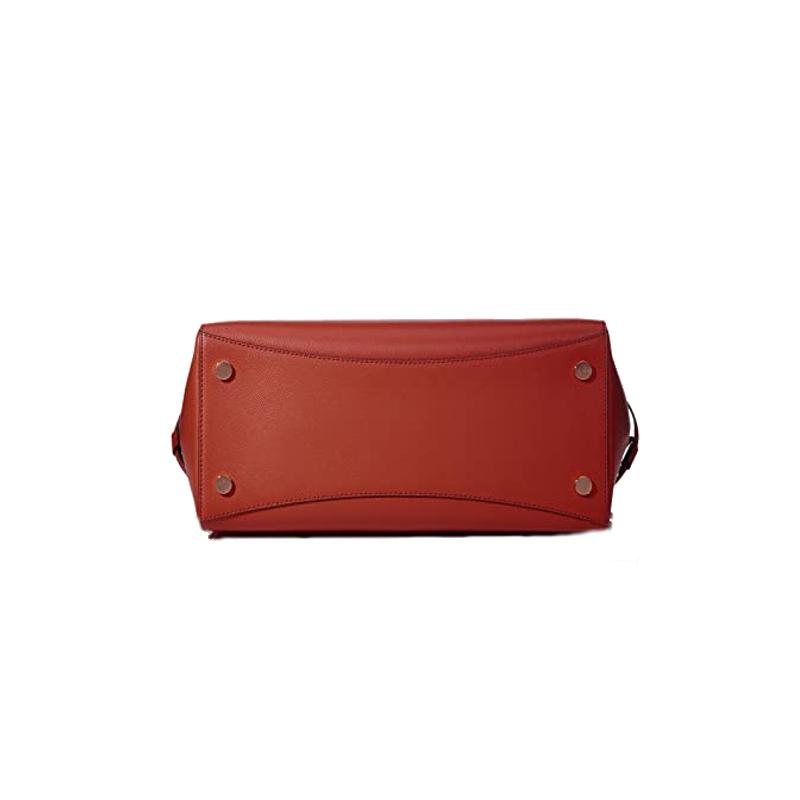 Brandy - MICHAEL KORS Sac à main Voyager de taille moyenne en cuir grainé doré