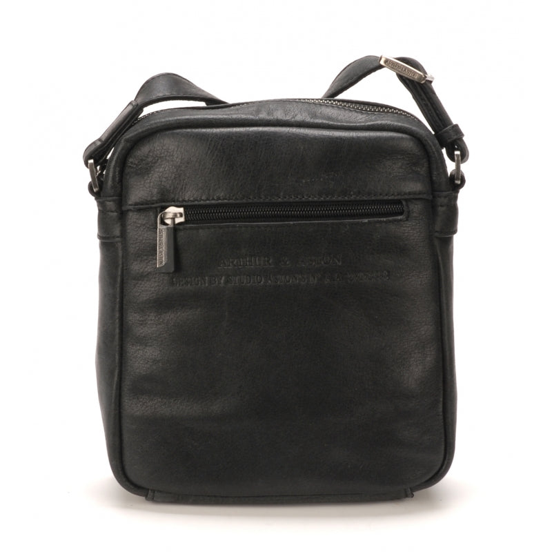 ARTHUR ET ASTON - POCHETTE PORTE TRAVERS HOMME CUIR taille M