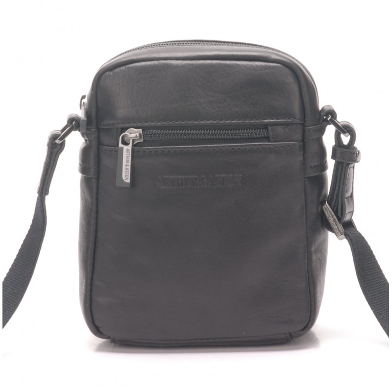 ARTHUR ET ASTON - POCHETTE PORTE TRAVERS HOMME CUIR taille S