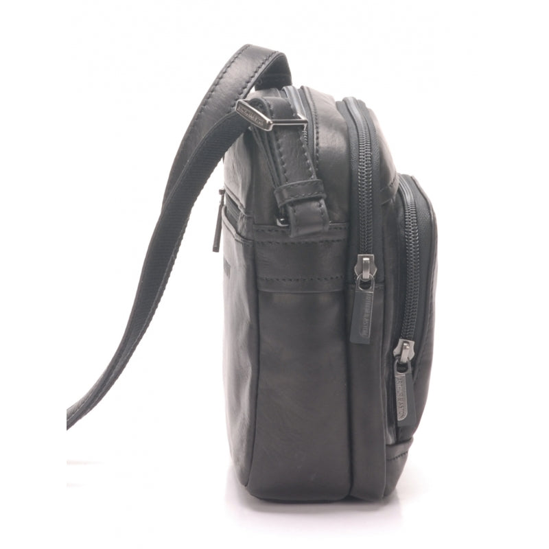 ARTHUR ET ASTON - POCHETTE PORTE TRAVERS HOMME CUIR taille S