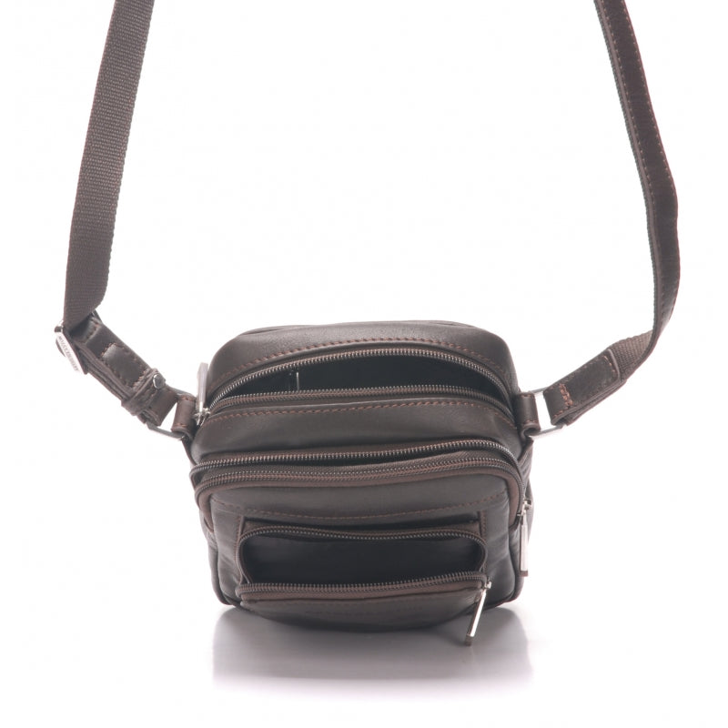 ARTHUR ET ASTON - POCHETTE PORTE TRAVERS HOMME CUIR taille S