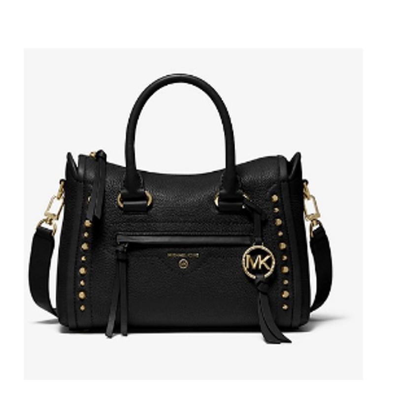MICHAEL MICHAEL KORS Petit sac porté main Carine en cuir grainé clouté