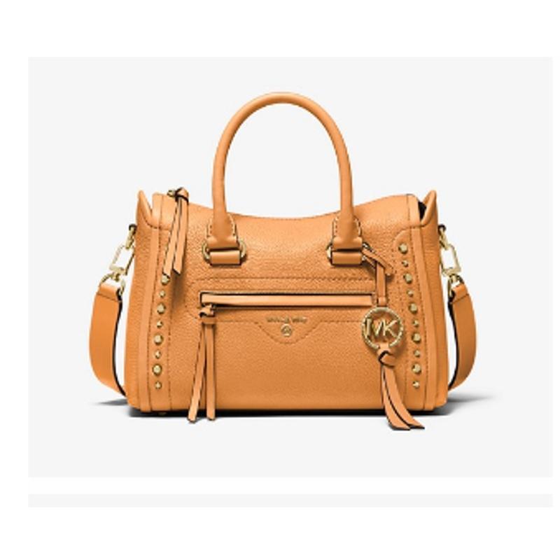 MICHAEL MICHAEL KORS Petit sac porté main Carine en cuir grainé clouté