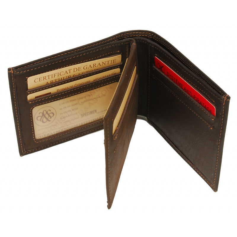 ARTHUR ET ASTON - PORTE CARTES ITALIEN HOMME CUIR