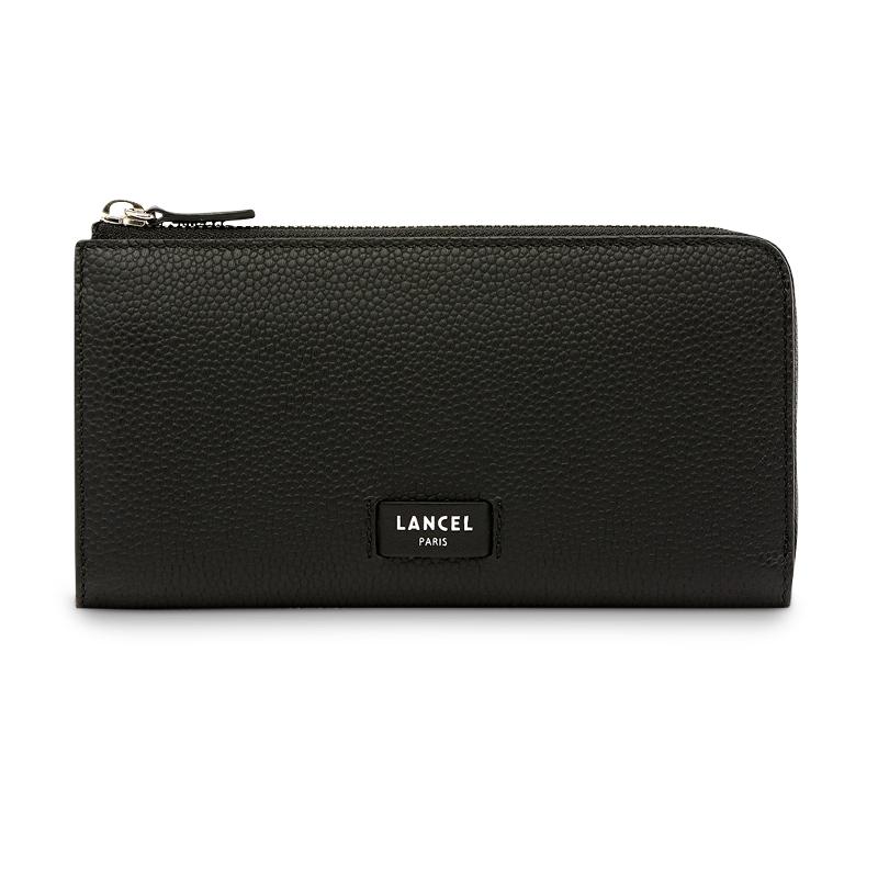 LANCEL Portefeuille slim zippé Ninon