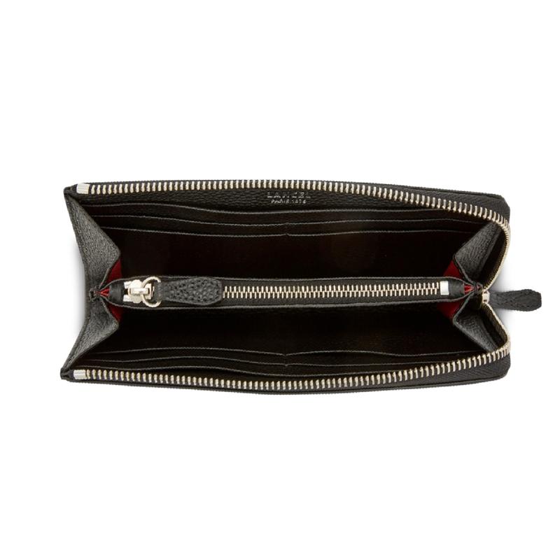 LANCEL Portefeuille slim zippé Ninon