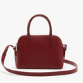 LACOSTE Sac bugatti à bandoulière amovible Chantaco en cuir piqué