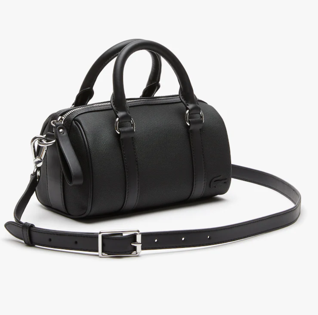 LACOSTE Petit sac à main femme zippé avec bandoulière ajustable