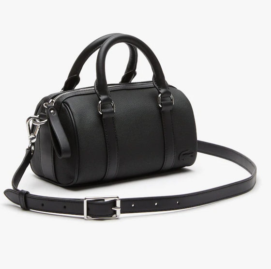 Petit sac à main femme Lacoste zippé avec bandoulière ajustable