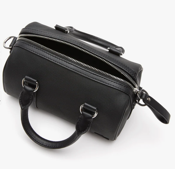 Petit sac à main femme Lacoste zippé avec bandoulière ajustable