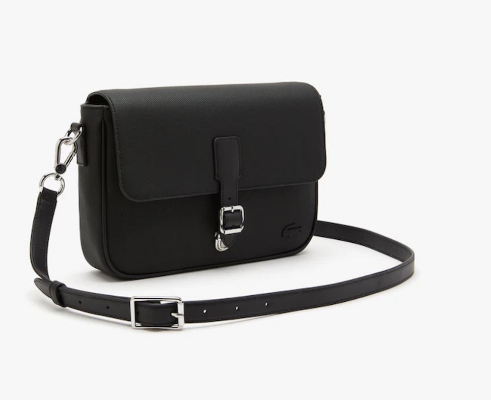 
                      
                        LACOSTE Sac à bandoulière femme avec fermoir
                      
                    