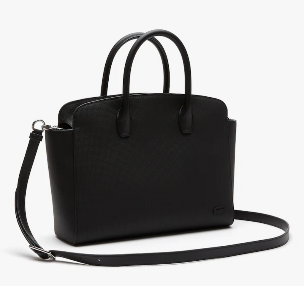 LACOSTE Sac à main femme forme trapèze avec bandoulière amovible